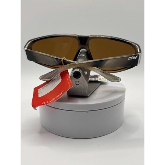 NWT Vintage Cebe Specific Sport Sunglasses | 0908 Brown Stripe | Made in France - Picture 7 of 10